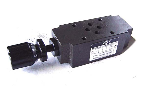 Modular Throttle and Check Valve