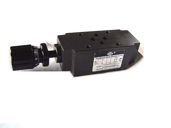Modular Throttle and Check Valve