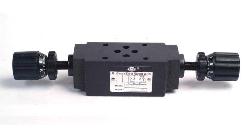 Modular Throttle and Check Valve